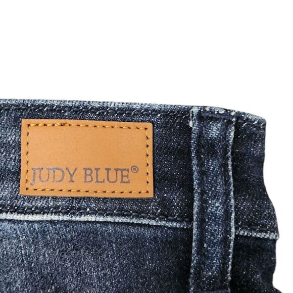 Judy Blue Jeans Womens 32 Blue Skinny Fit High-Rise Dark Wash Stretch Denim - Picture 8 of 12